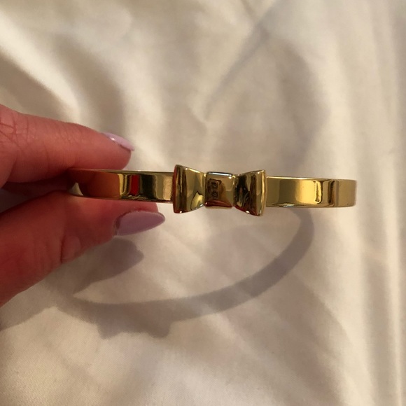 kate spade Jewelry - Kate Spade Gold Bow Bangle